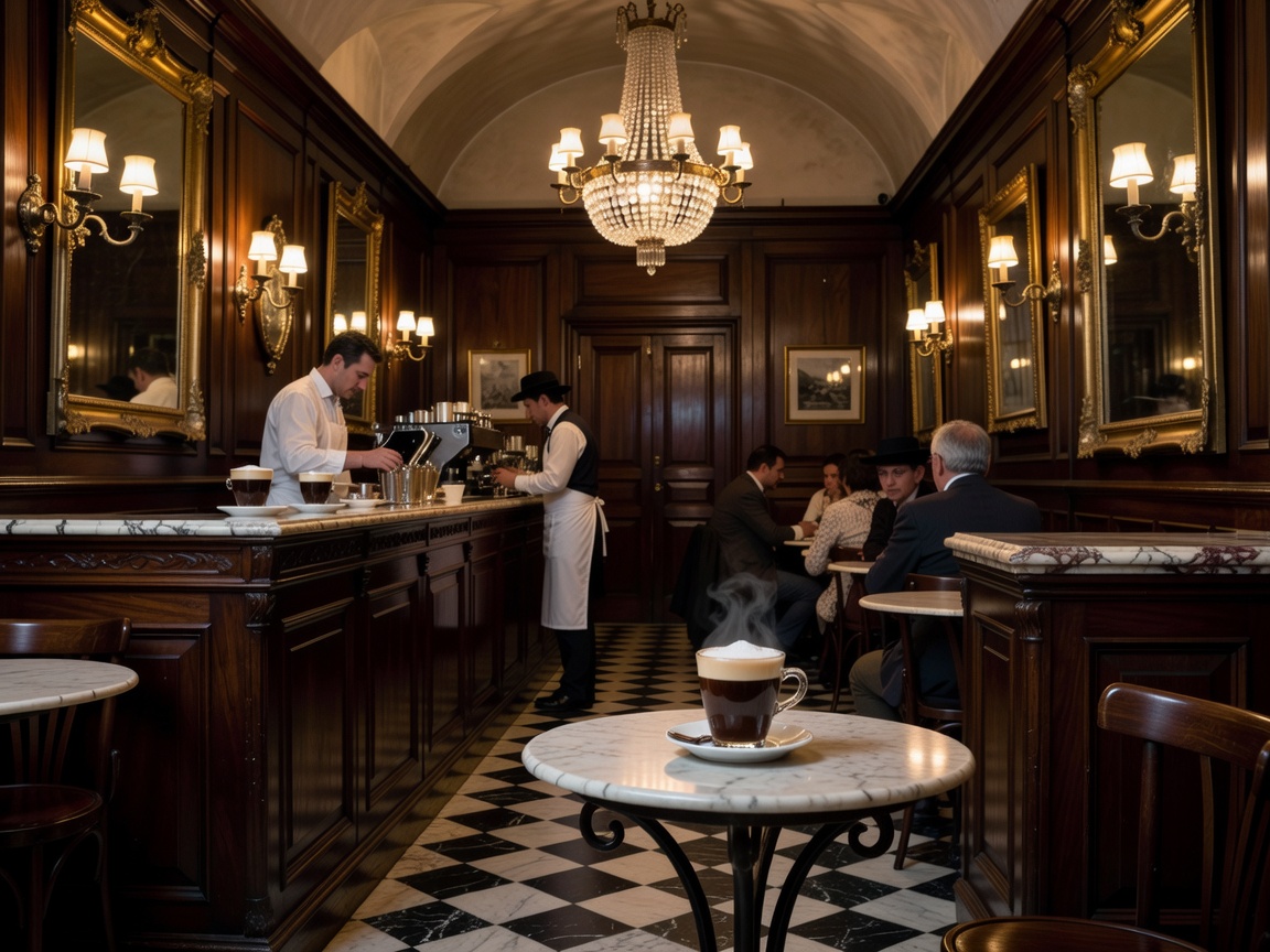 Caffe Al Bicerin Turin Historic Interior